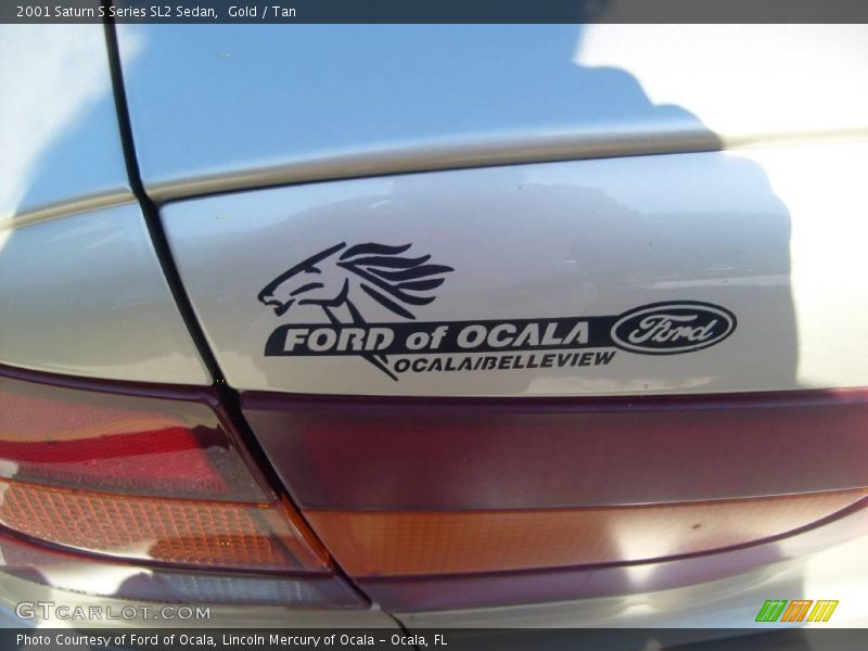 Gold / Tan 2001 Saturn S Series SL2 Sedan