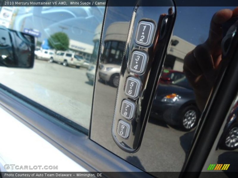 White Suede / Camel 2010 Mercury Mountaineer V6 AWD