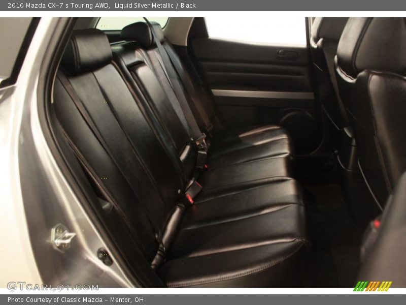 Liquid Silver Metallic / Black 2010 Mazda CX-7 s Touring AWD