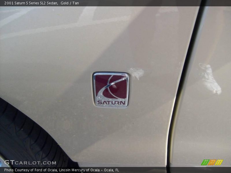 Gold / Tan 2001 Saturn S Series SL2 Sedan