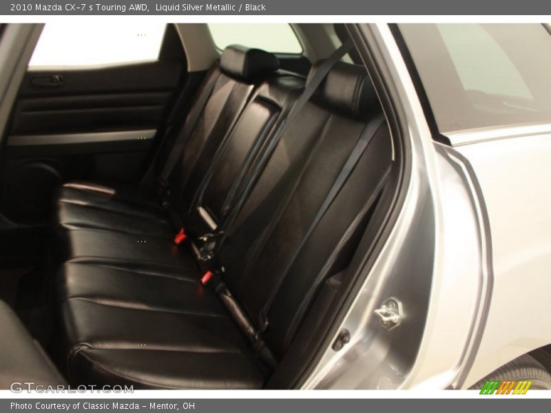 Liquid Silver Metallic / Black 2010 Mazda CX-7 s Touring AWD