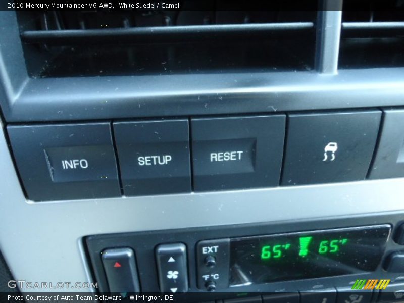 White Suede / Camel 2010 Mercury Mountaineer V6 AWD