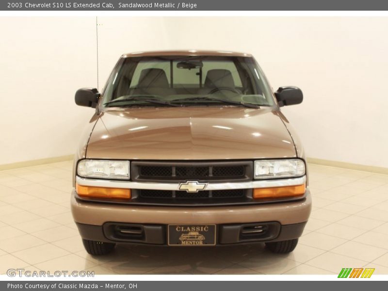 Sandalwood Metallic / Beige 2003 Chevrolet S10 LS Extended Cab