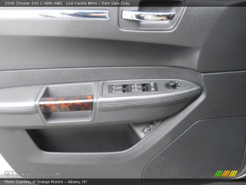 Cool Vanilla White / Dark Slate Gray 2008 Chrysler 300 C HEMI AWD