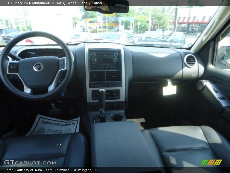 White Suede / Camel 2010 Mercury Mountaineer V6 AWD