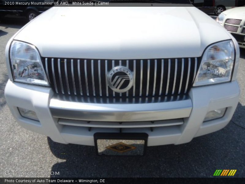 White Suede / Camel 2010 Mercury Mountaineer V6 AWD