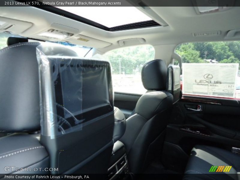 Nebula Gray Pearl / Black/Mahogany Accents 2013 Lexus LX 570