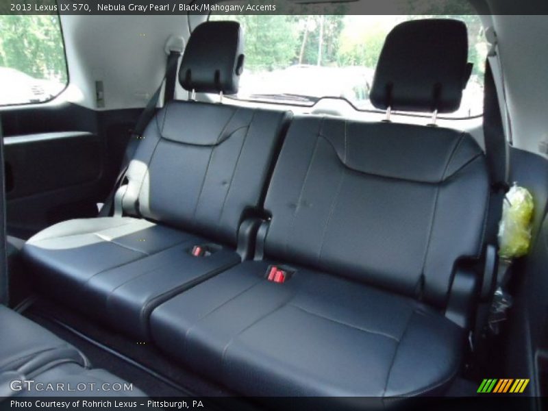 Nebula Gray Pearl / Black/Mahogany Accents 2013 Lexus LX 570