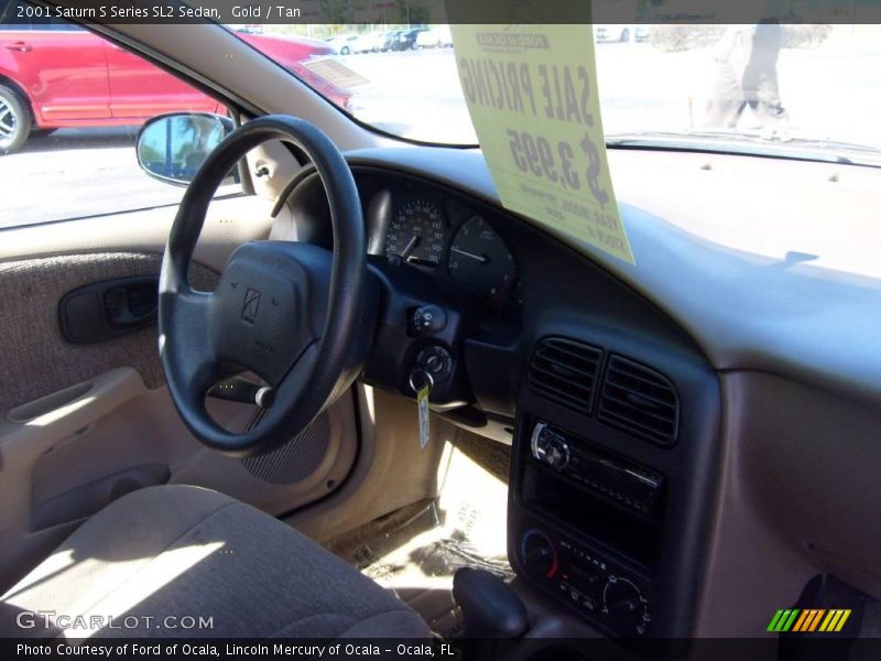 Gold / Tan 2001 Saturn S Series SL2 Sedan