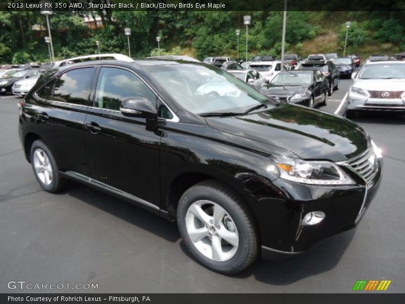 Stargazer Black / Black/Ebony Birds Eye Maple 2013 Lexus RX 350 AWD