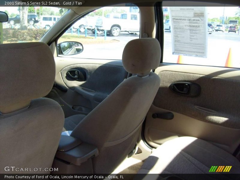 Gold / Tan 2001 Saturn S Series SL2 Sedan