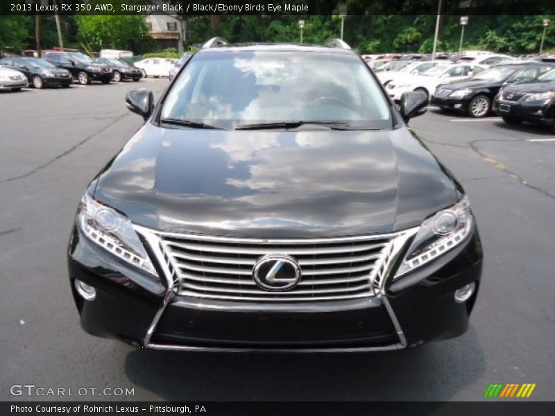 Stargazer Black / Black/Ebony Birds Eye Maple 2013 Lexus RX 350 AWD