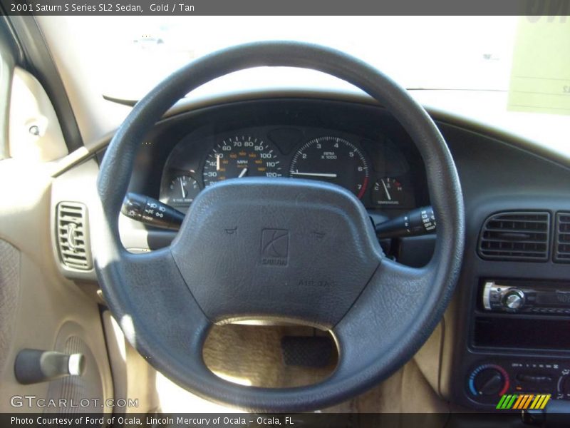 Gold / Tan 2001 Saturn S Series SL2 Sedan