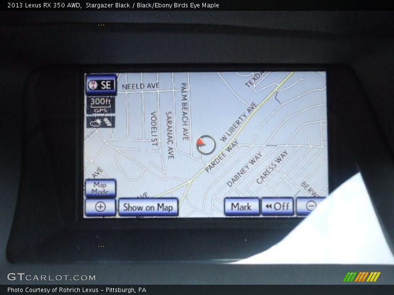 Stargazer Black / Black/Ebony Birds Eye Maple 2013 Lexus RX 350 AWD