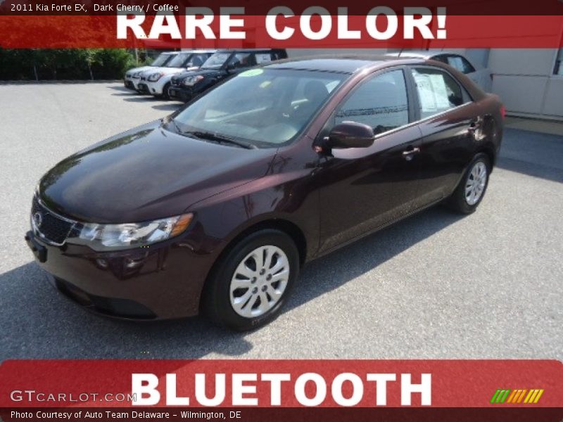 Dark Cherry / Coffee 2011 Kia Forte EX