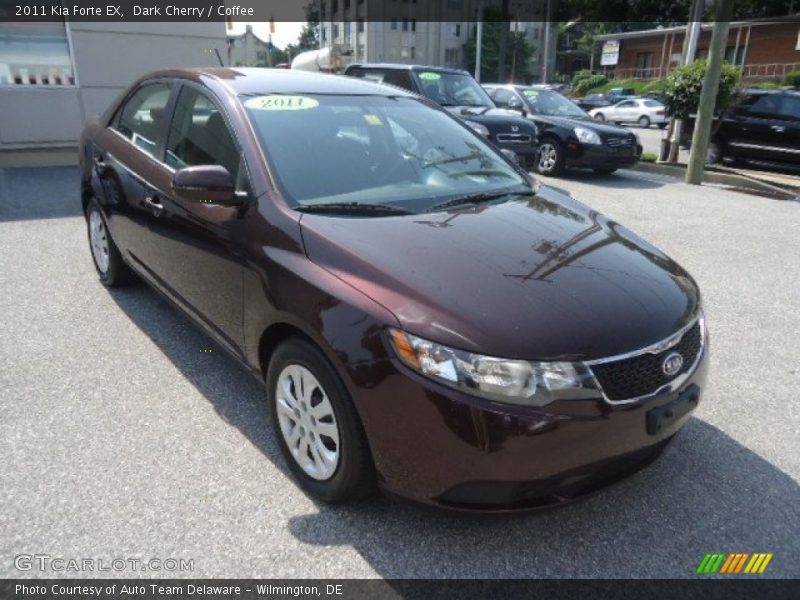 Dark Cherry / Coffee 2011 Kia Forte EX