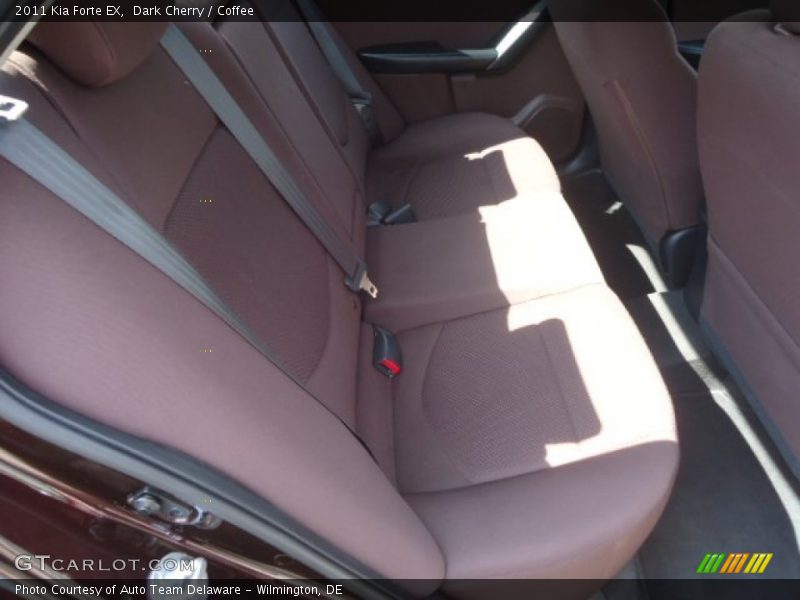 Dark Cherry / Coffee 2011 Kia Forte EX