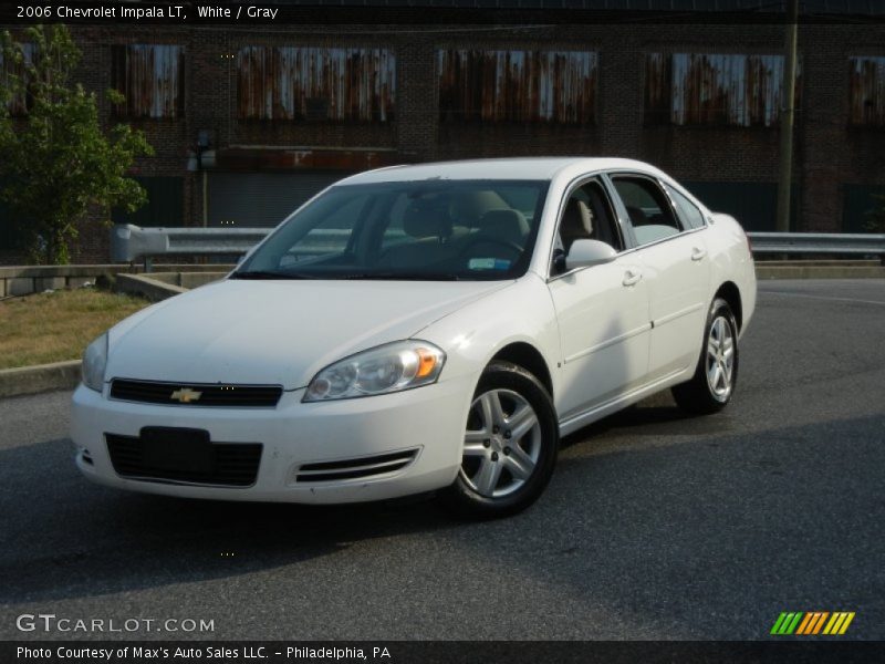 White / Gray 2006 Chevrolet Impala LT