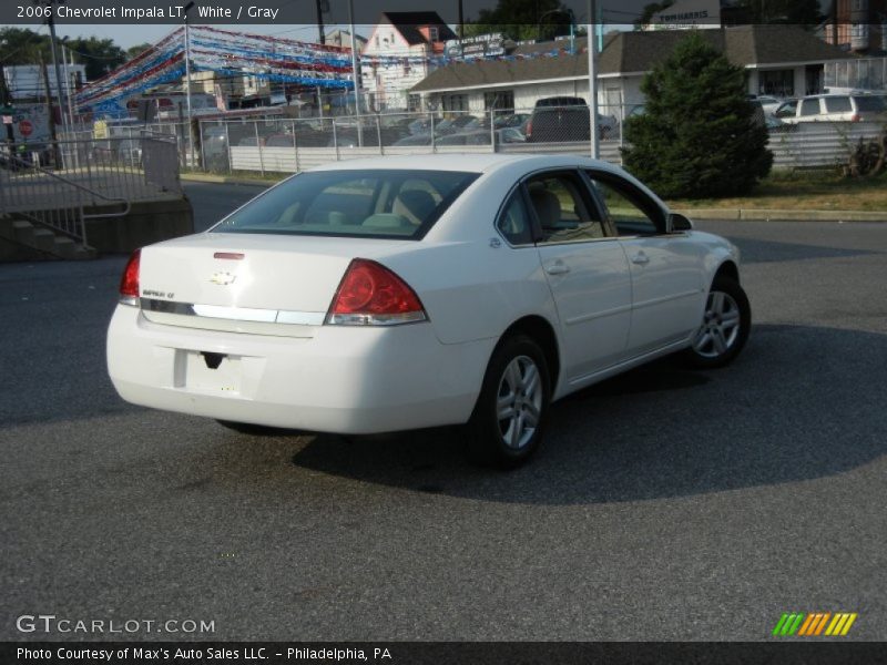 White / Gray 2006 Chevrolet Impala LT