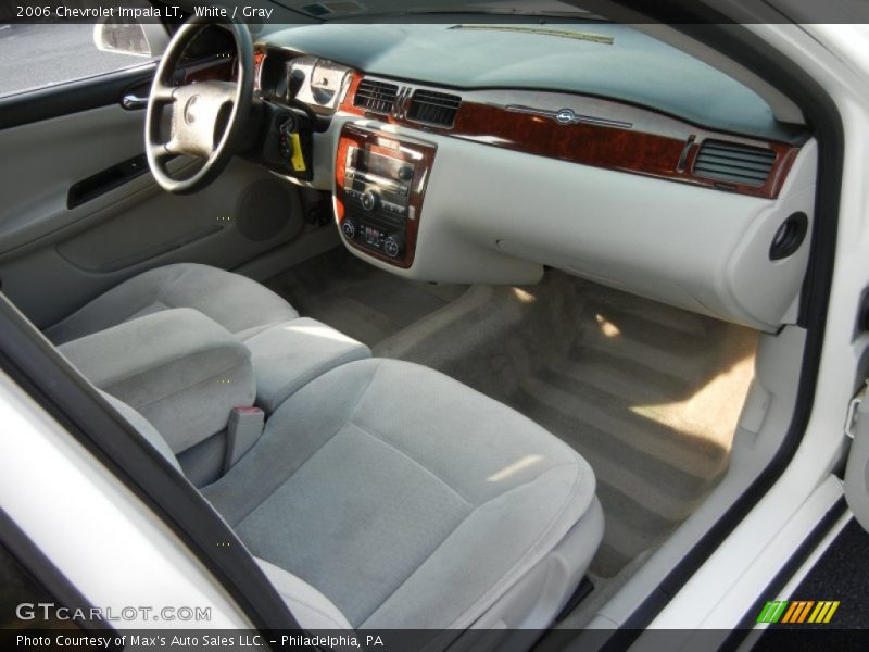 White / Gray 2006 Chevrolet Impala LT