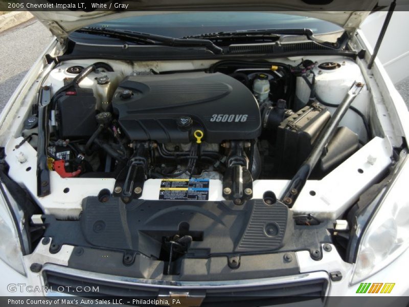 White / Gray 2006 Chevrolet Impala LT