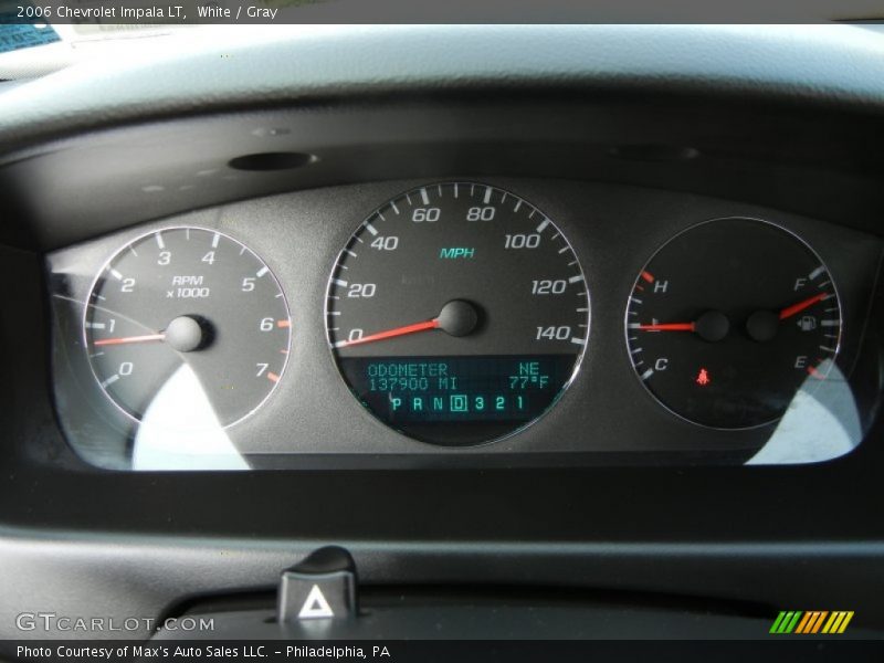 White / Gray 2006 Chevrolet Impala LT