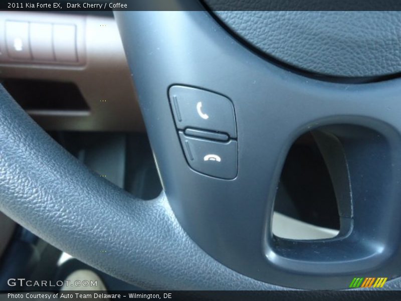 Dark Cherry / Coffee 2011 Kia Forte EX