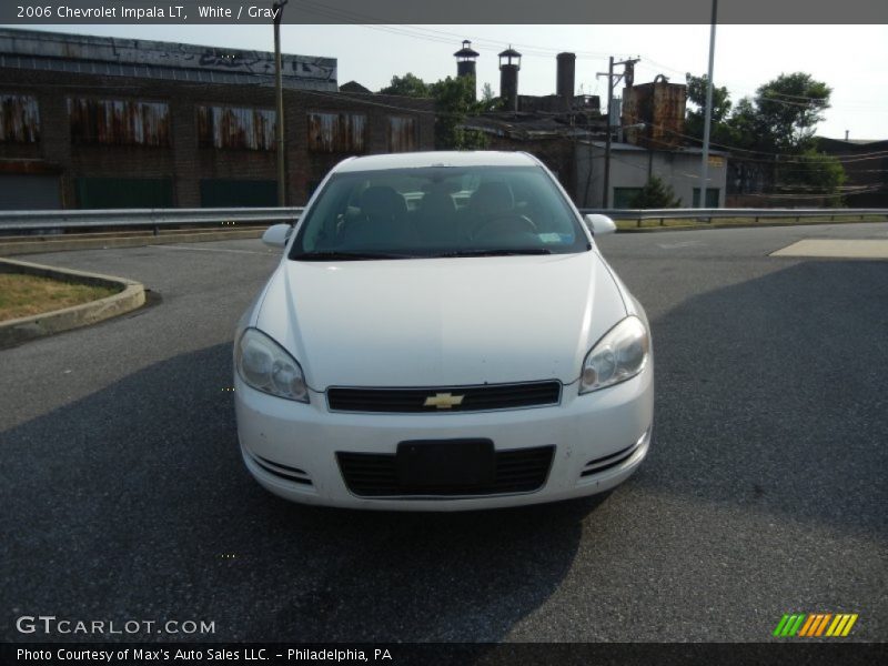 White / Gray 2006 Chevrolet Impala LT