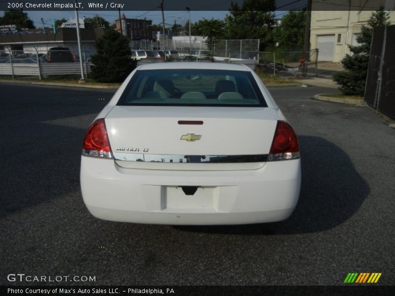 White / Gray 2006 Chevrolet Impala LT