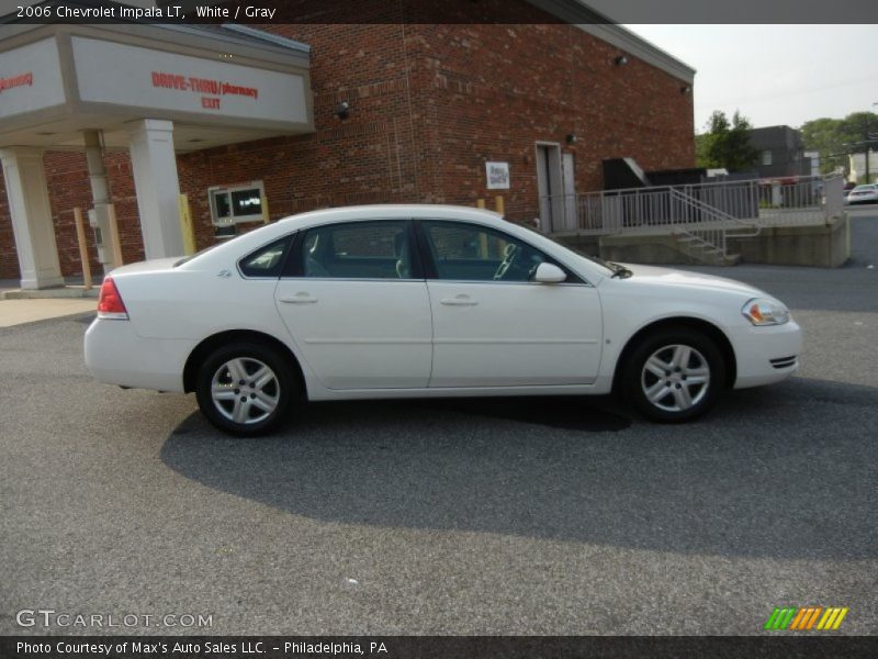 White / Gray 2006 Chevrolet Impala LT