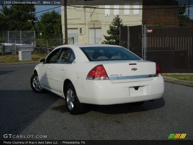 White / Gray 2006 Chevrolet Impala LT