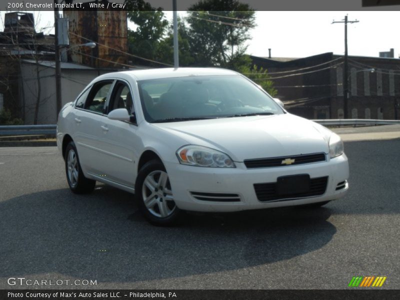 White / Gray 2006 Chevrolet Impala LT