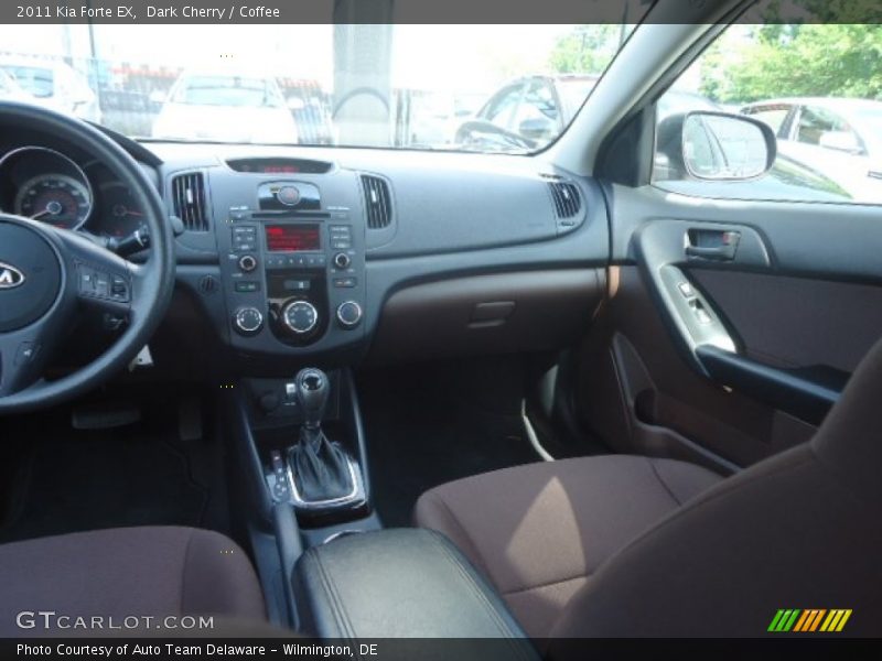 Dark Cherry / Coffee 2011 Kia Forte EX