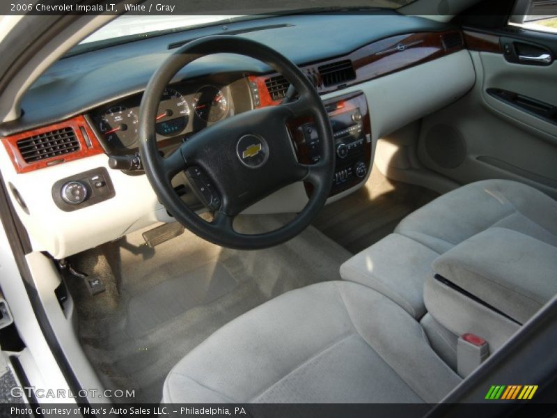 White / Gray 2006 Chevrolet Impala LT