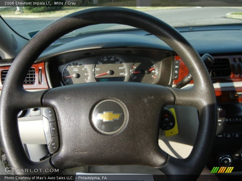 White / Gray 2006 Chevrolet Impala LT