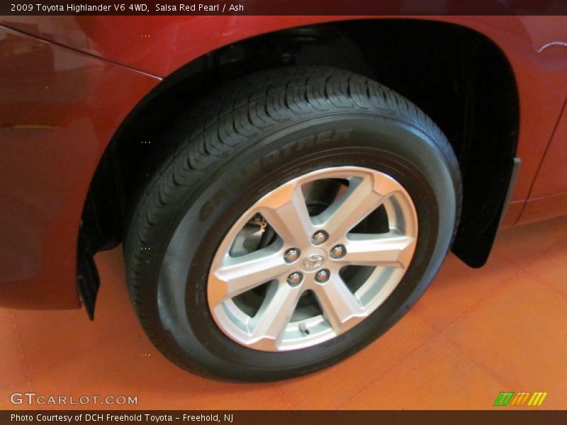 Salsa Red Pearl / Ash 2009 Toyota Highlander V6 4WD