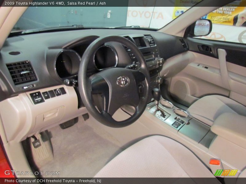 Salsa Red Pearl / Ash 2009 Toyota Highlander V6 4WD