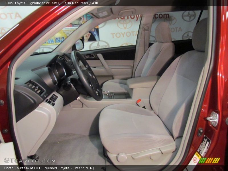 Salsa Red Pearl / Ash 2009 Toyota Highlander V6 4WD