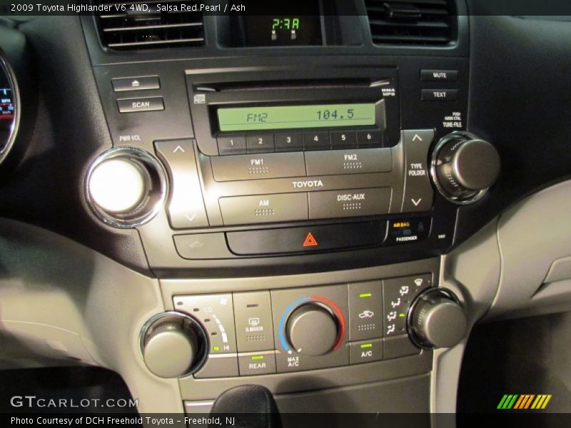 Salsa Red Pearl / Ash 2009 Toyota Highlander V6 4WD