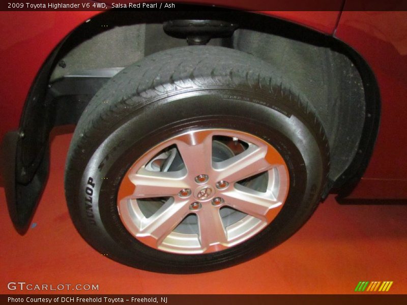 Salsa Red Pearl / Ash 2009 Toyota Highlander V6 4WD