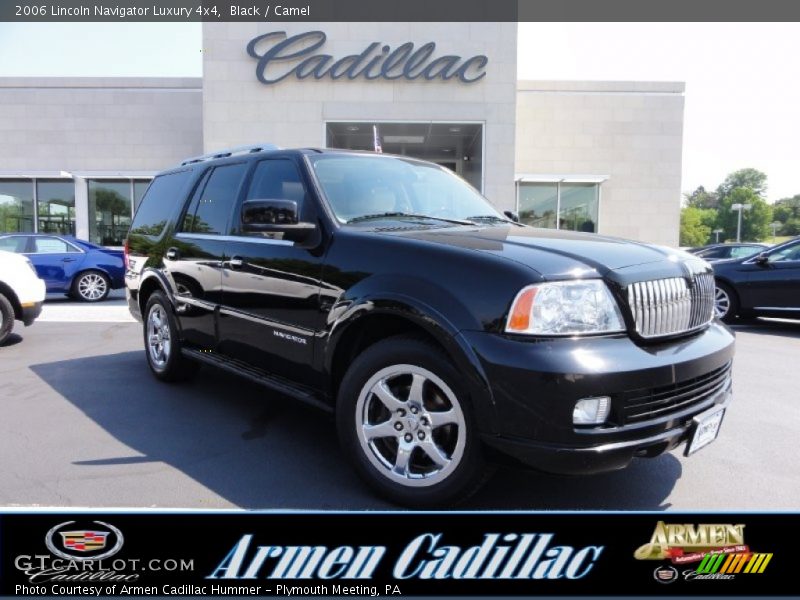 Black / Camel 2006 Lincoln Navigator Luxury 4x4