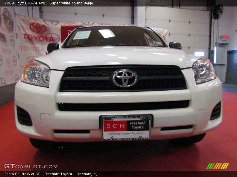 Super White / Sand Beige 2009 Toyota RAV4 4WD