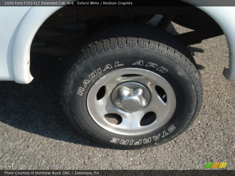 Oxford White / Medium Graphite 2000 Ford F150 XLT Extended Cab 4x4