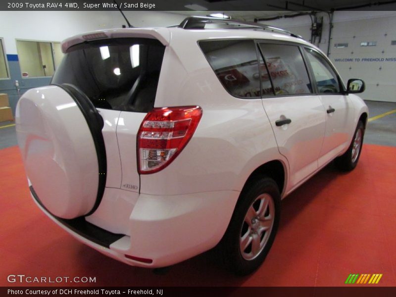 Super White / Sand Beige 2009 Toyota RAV4 4WD