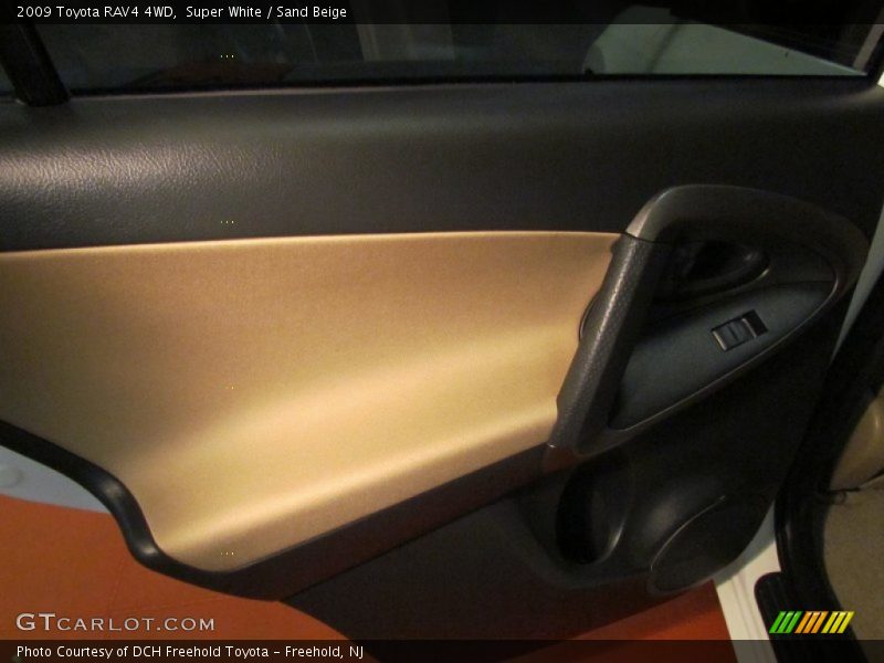Super White / Sand Beige 2009 Toyota RAV4 4WD