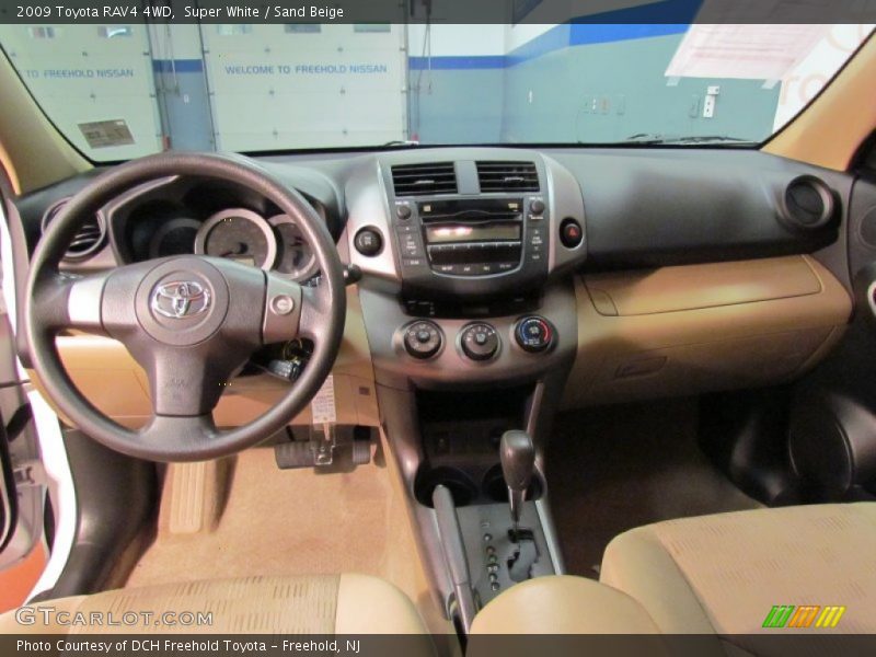 Super White / Sand Beige 2009 Toyota RAV4 4WD