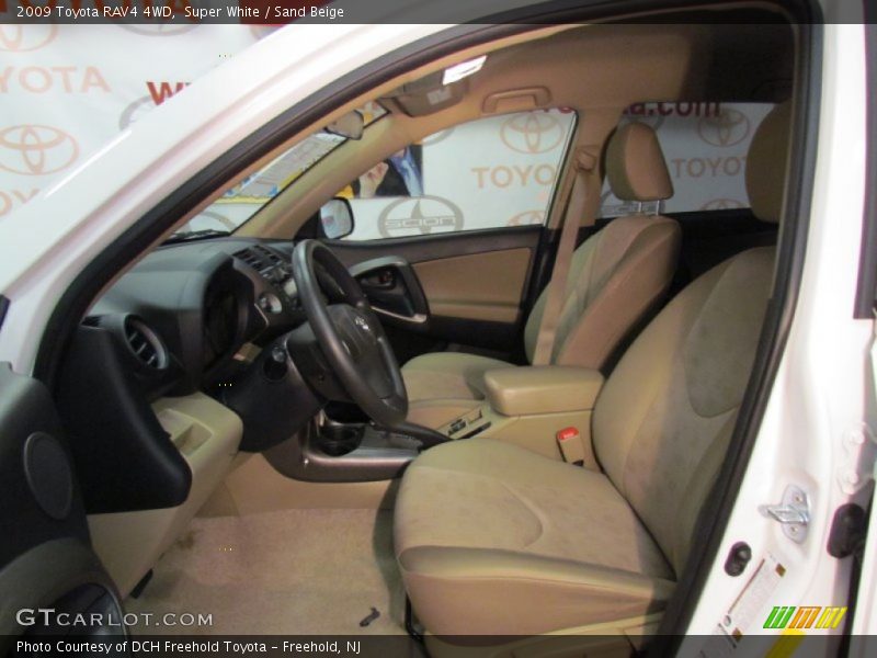 Super White / Sand Beige 2009 Toyota RAV4 4WD