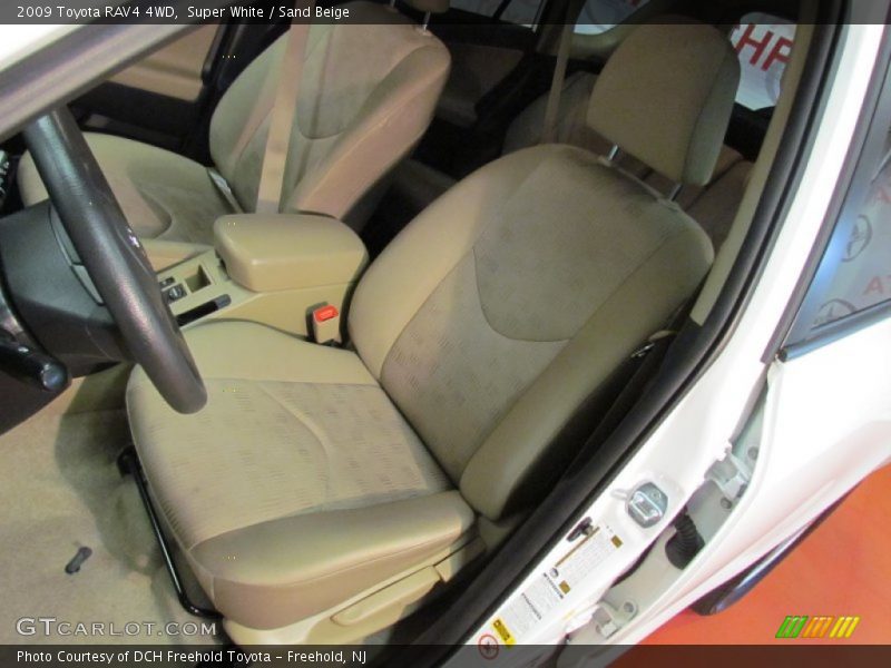 Super White / Sand Beige 2009 Toyota RAV4 4WD