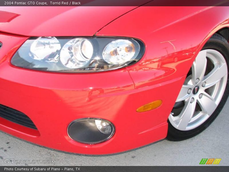 Torrid Red / Black 2004 Pontiac GTO Coupe