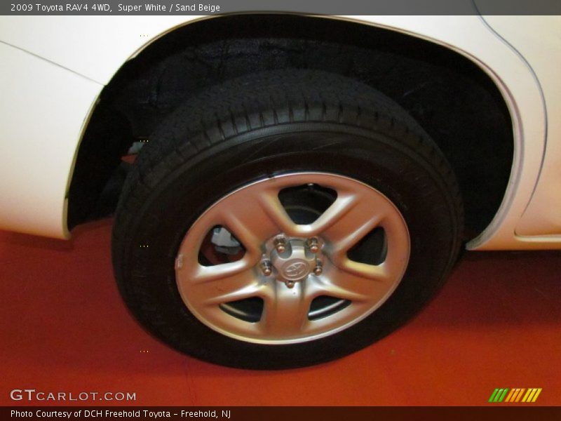 Super White / Sand Beige 2009 Toyota RAV4 4WD